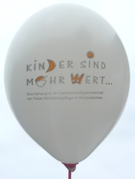 Offsetdruck Flexodruck von Werbeballon R100L-11 : Zur Vergrößerung bitte anklicken: 
