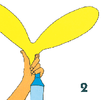 Aufblastechnik für Figurenballons 2
