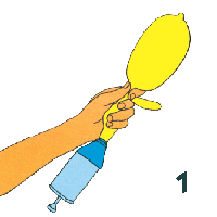 Aufblastechnik für Figurenballons 1