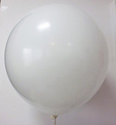 Deko-Kugelrunde Riesenballon nur weiß