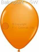R130Q-2320-00 nominal size 40cm/16inc Ø 39/49cm roundballoon Pastel color orange-002, non printed