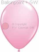 R130Q-2325-00 nominal size 40cm/16inc Ø 39/49cm roundballoon Pastel color pink-003, non printed