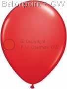 R130Q-2313-00 nominal size 40cm/16inc Ø 39/49cm roundballoon Pastel color red-004, non printed
