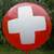 Red Cross Ø 55cm (22inch), First Aid Balloon WHITE with red CROSS 3-sided 1coloured printed, balloon spout at the bottom