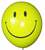 R135Q-40087 Smile in yellow nominal size 40cm roundballoon