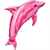 Flipper pink II, Shape Form II Art.Kat. F312  Metallic Foilballoons