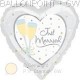 FOBH081-11383E  Folienballon Jumbo Heart 81cm  (32"x32") Text: Just Married