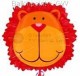 FOBF061-119997E-SB Wildkingdom Lion Head Folienballon Suppershape