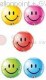 FOBM045-MQ  Smiley Face Farbe nach Auswahl Folienballon Ballongröße Ø45cm (18")