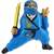 Ninja blau, Figuren-Folienballon, Form E  ArtKat  F311