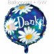 FOBM045-0303BA Folienballon Rund 45cm  (18") - Danke! -