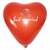 wedding heart motiv just married Ø32cm individual printed two site, Balloons RED