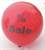 black % Sale Ø 165cm (66inch), % Sale Balloon RED with black % Sale 2-sided 1coloublack printed, balloon spout at the bottom