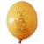 Riesen-Ei-ballon mit Motiv01 und Motiv02 Ø 100cm Ballonfarbe nach Wahl  Typ RS32 XXL (Ovale-form)