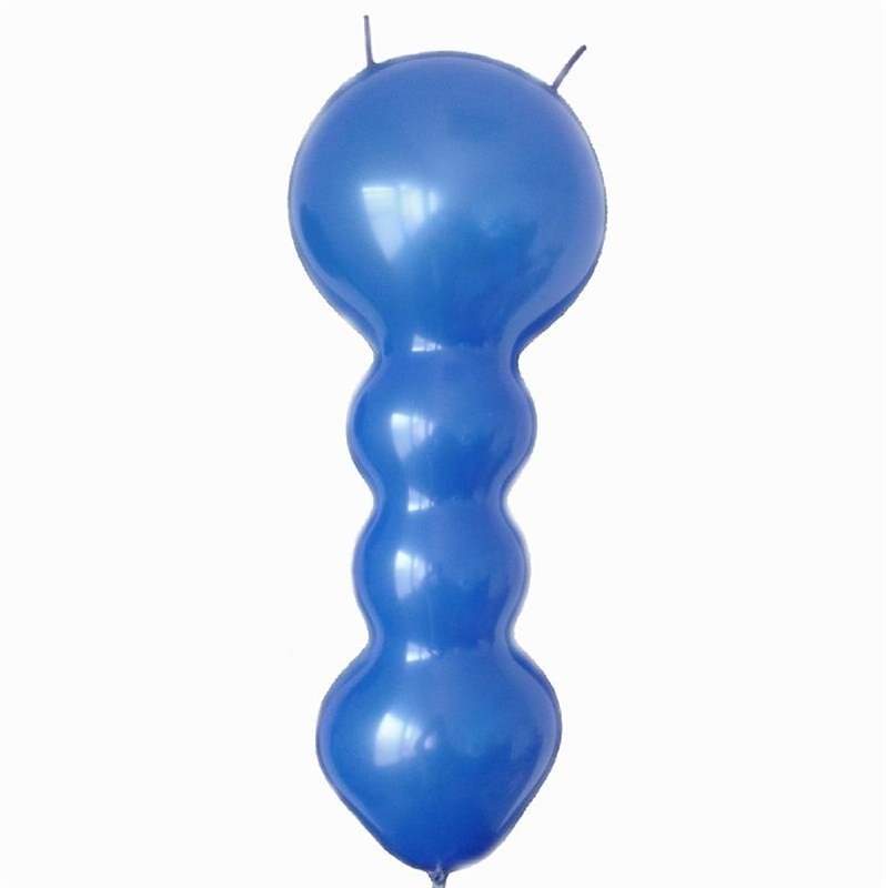 F17U Biene ~80cm , Latexfigur Biene, BLAU, unbedru