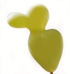 Shape Balloon not Printed, balloon color as you se