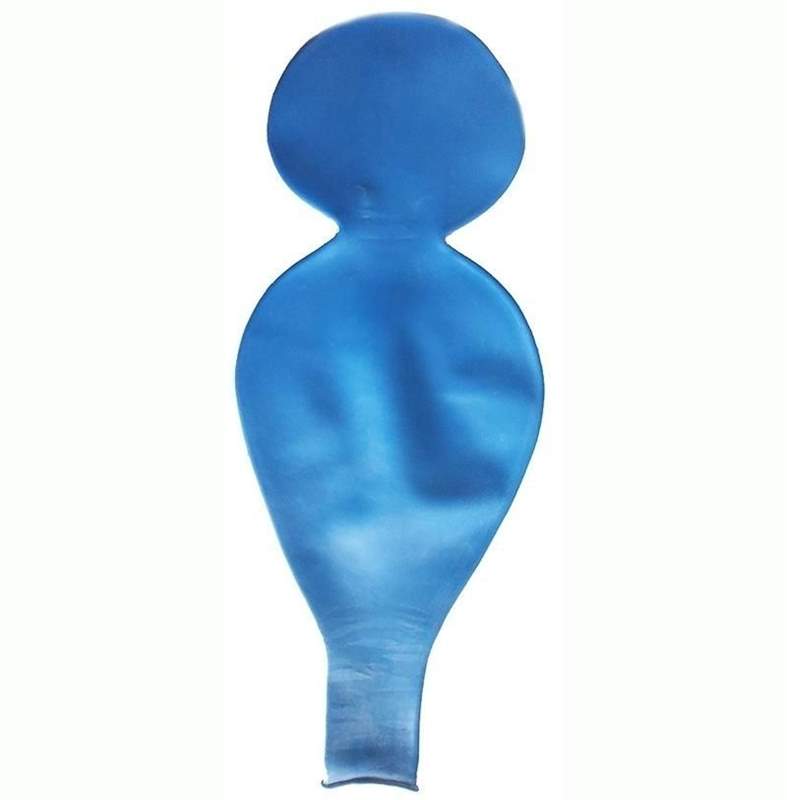 F12aU RiesenPuppe ~160cm  groß, BLAU, Riesen- Latexfigur Puppe Typ Large, OHNE Standardaufdruck .