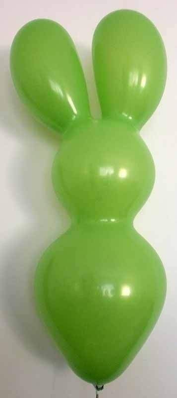 F03U-080-110-U short ear rabbit unprinted Balloon 