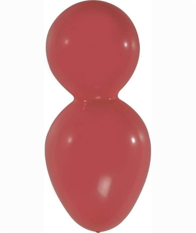 F12U Puppe ~55cm, ROT , Latex Figurenballon Puppe