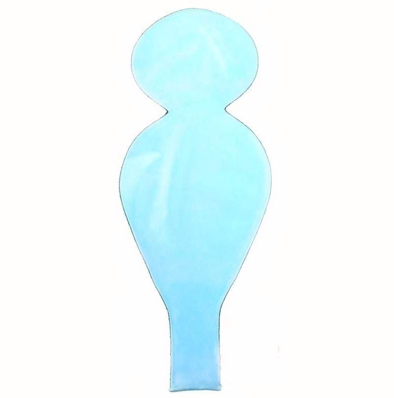 F12U Puppe ~55cm, H.BLAU , Latex Figurenballon Pup