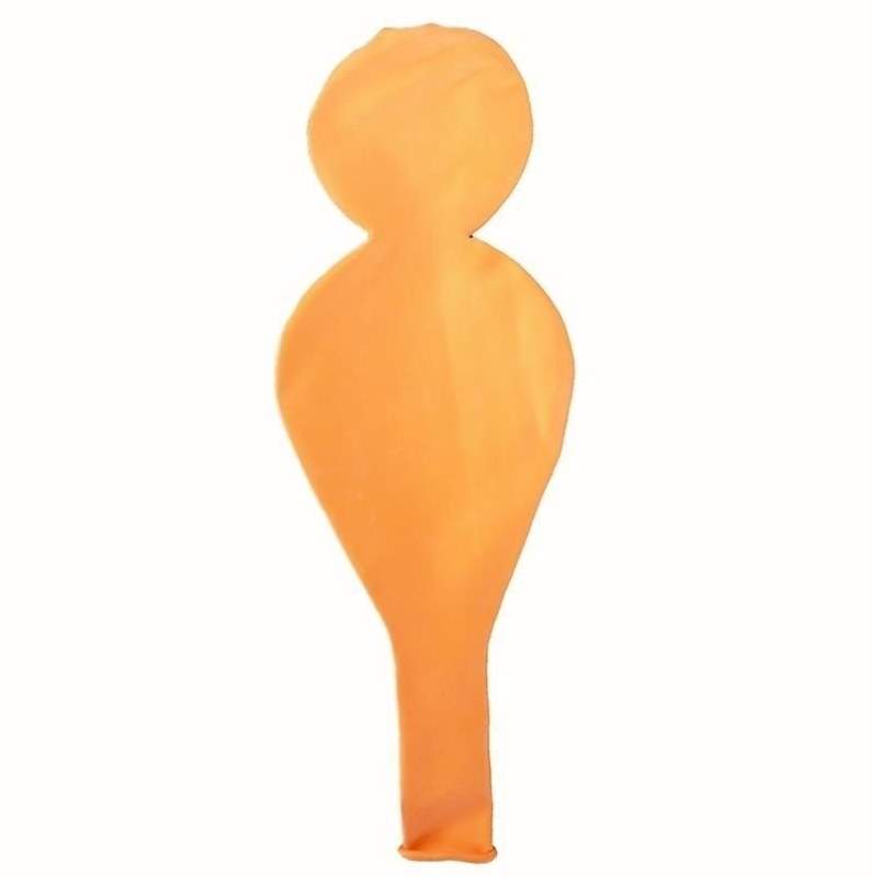 F12U Puppe ~55cm, ORANGE , Latex Figurenballon Pup