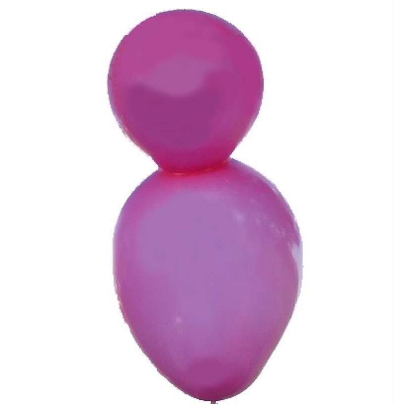 F12U-055-111-0 , Puppe 85 cm, balloon magenta