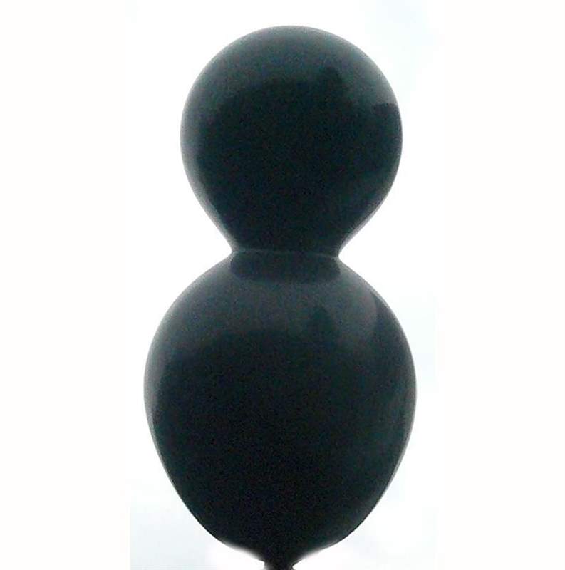 F12U Puppe ~55cm,  SCHWARZ , Latex Figurenballon P