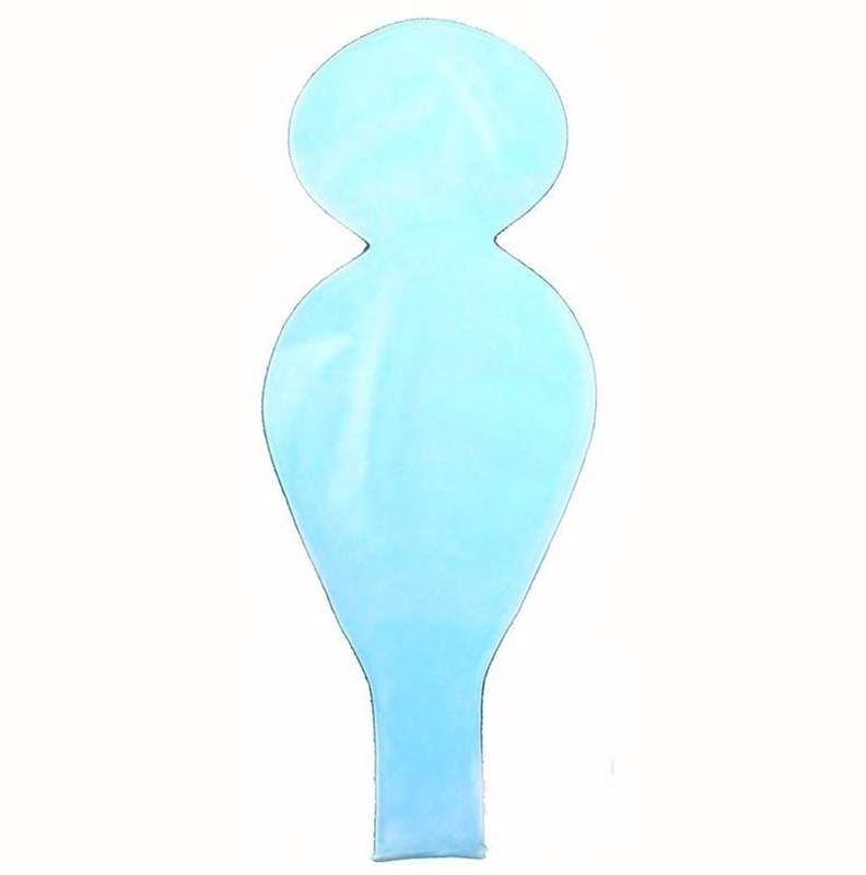 F12U Puppe ~85cm, H.BLAU , Latex Figurenballon Pup
