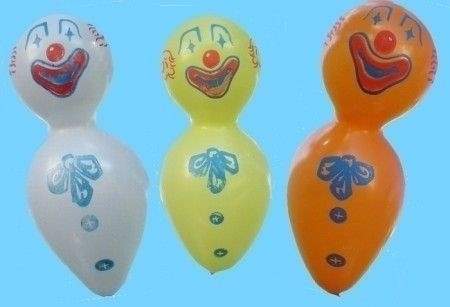 F12c-055-S Clown dolly standard Balloon colour as 