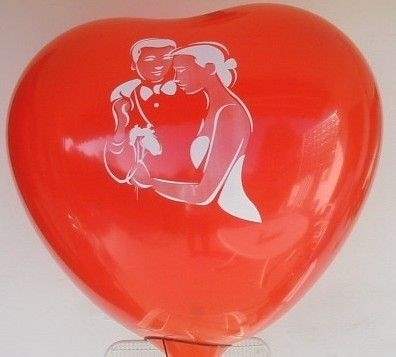 MH070n-101-21-HO10 big motiv-heart size ca.70cm Balloon color red