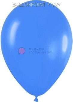 R85S-042-00 FS Rundballon in Perl Blau  Ø~25/34cm mit einem Umfang ~80/92cm