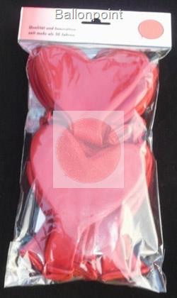 LBH040N-101-30 SB-Set H040n 30 piece  not printed Balloons in RED