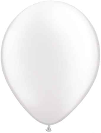 Ø 40cm  PERLWEISS Nenngröße 40cm / 16inch  Rund-Luftballon R135Q