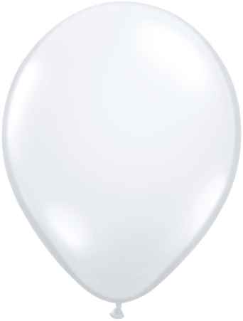 Ø 40cm  TRANSPARENT Nenngröße 40cm / 16inch Qualatex Rund-Luftballon R135Q