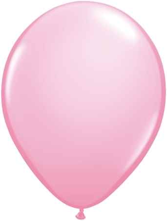 R075Q-2003-00-U nominal size 25cm (9 inch) roundballoon Pastel Ø 25cm color pink, non printed