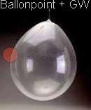 STR045-MQ00-25 Stufferballon unbedruckt Transparent