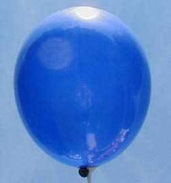 R100U-104-00-0 Rundballon in Blau Ø~33cm,