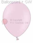 R85B-4071-00 Ø28cm Metallic pink Rundballon Metallic Standard, Standardqualität, unprinted