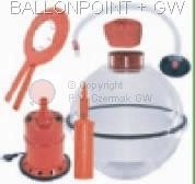 BA-BVK Ballon-Verpackungskugel-Set mit Spreizzange, elekt. Aufblasgerät Pumpe