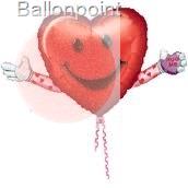 FOBF0110-023806F Hug Me Heart II Größe 111x70cm Herz 70x65cm, metallic Folienballon