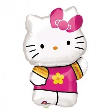 (#) Hello Kitty Summer Kitty II, Shape Form II Art.Kat. F322  Metallic Foilballoons