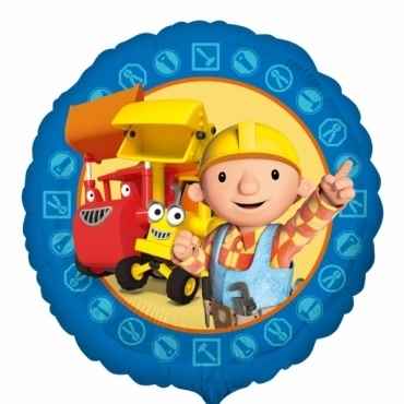 Bob the Builder rund 18", M 18inch Metallic Folienballon Ø45cm