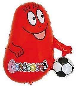 (#) Barbapapa Fußball rit II, Shape Form II Art.Kat. F322 non Metallic Foilballoons