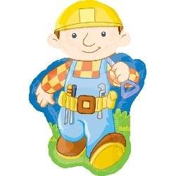 (#) Bob the Builder II, Form II Art.Kat. F322  Metallic Foilballoons