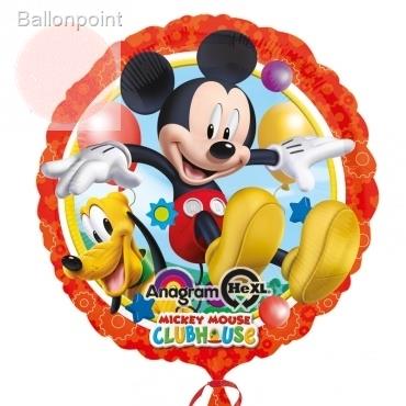 Mickey & Pluto 18", M 18inch Rund Metallic Folienballon Ø45cm, in SB-Verpackung Art.Kat. F314