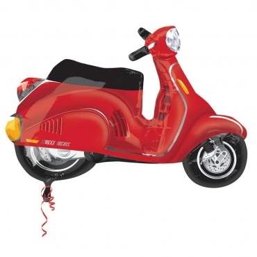 (#) Vespa II, Shape Form II Art.Kat. F322  Metallic Foilballoons