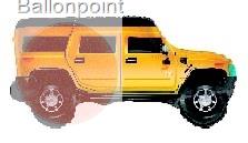 FOBF071-661034E "Hummer" Foilialloon Jumbo Shape car