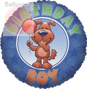 FOBM045-665520E Folienballon Rund 45cm  (18") Birthday Boy Art.Gruppe F240