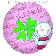 FOBM045-66773E  Be Happy Folienballon 45cm  (18