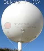 R300PVC-00 Midi Indoor Gigantballoon white, Ø~3m, price for 1ea